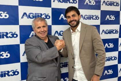 João Paulo Janjão fortalece diálogo com presidente nacional do Agir em visita à sede do partido