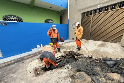 PMM recupera rede de drenagem profunda no Nova Esperança