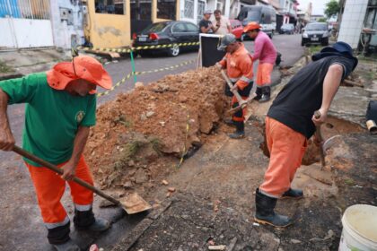 Prefeitura de Manaus recupera drenagem no bairro Compensa