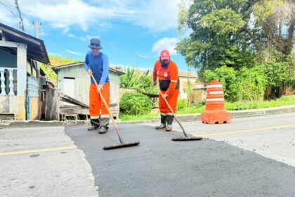 Prefeitura de Manaus atende demanda de moradores no bairro Petrópolis e garante mais segurança no tráfego de veículos
