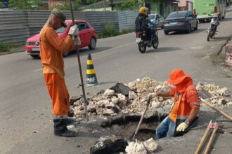 Prefeitura de Manaus avança com frentes simultâneas de obras no bairro Monte das Oliveiras