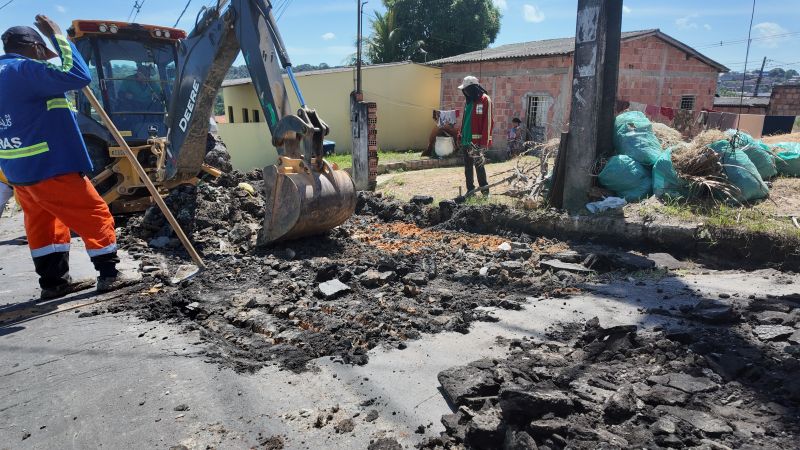 Prefeitura de Manaus avança com o ‘Plano de Verão’ na zona Norte da capital