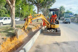 Prefeitura de Manaus avança com obras de alargamento da avenida do Turismo, na zona Oeste