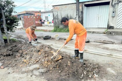 Prefeitura de Manaus executa obra de implantação de drenagem superficial e transforma realidade de moradores no bairro Santa Etelvina