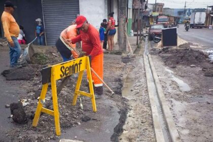 Prefeitura de Manaus intensifica obras de infraestrutura com frentes simultâneas na zona Leste