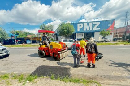 Prefeitura de Manaus intensifica recuperação asfáltica e transforma mobilidade em importante via da zona Norte