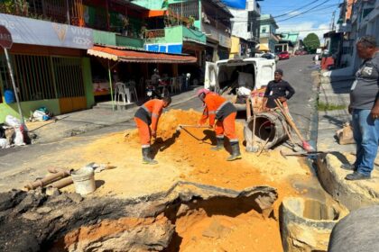Prefeitura de Manaus realiza recuperação de drenagem no bairro Betânia