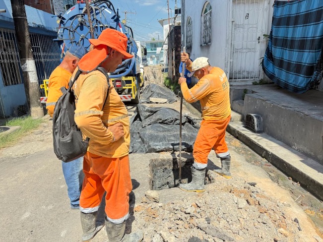 Prefeitura avança com obras de drenagem no bairro Japiim