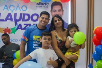 Mário César Filho realiza nova ação do Laudo Azul em Manaus e beneficia famílias que aguardam o laudo para autismo