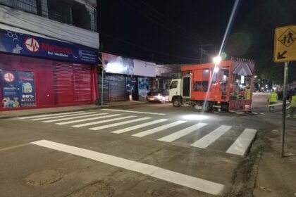 Prefeitura amplia sinalização viária e foca na preservação de vidas em Manaus