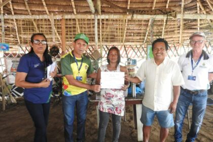 Em Santo Antônio do Içá, Sepror realiza cursos para agricultores familiares indígenas de Vila Betânia Macurane