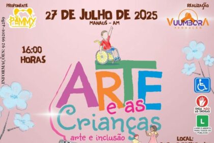 ‘Arte Inclusiva’: Evento cultural promove oficinas e lazer para crianças e PCDs em Manaus