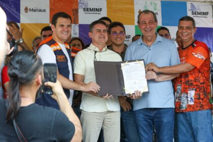 Prefeito David Almeida inicia recapeamento de 67 ruas na zona Norte e reforça compromisso com infraestrutura urbana de Manaus