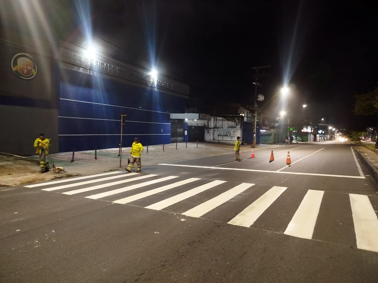 Prefeitura de Manaus intensifica ações de sinalização viária em todas as zonas da cidade