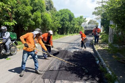 PMM realiza recuperação asfáltica no Morro da Liberdade