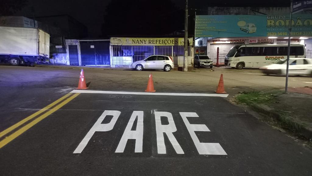 Prefeitura intensifica sinalização viária em Manaus e beneficia 49 bairros no primeiro semestre de 2025