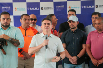Prefeito David Almeida inaugura maior base da Guarda Municipal