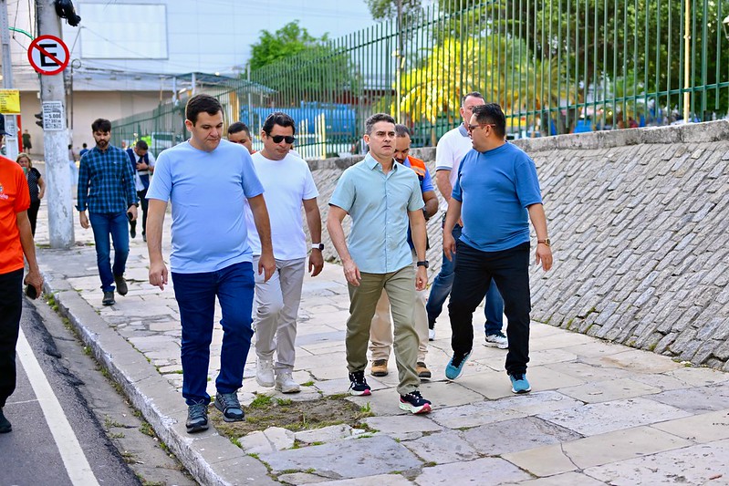 Prefeito David Almeida inicia ‘Mutirão no Bairro’ no Centro com foco em melhorias para o comércio, turismo e a valorização do espaço urbano
