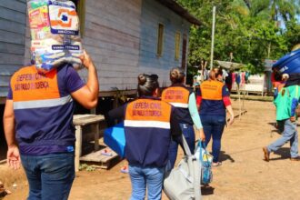 Governo do Amazonas divulga boletim sobre a cheia no estado, neste sábado (09/08)