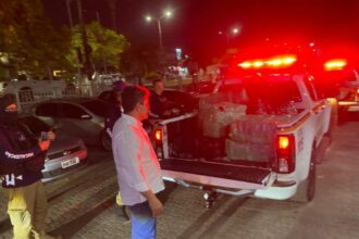 Fiscalização do Detran-AM auxilia PC-AM na apreensão 580 tabletes de entorpecentes durante ação na zona centro-oeste