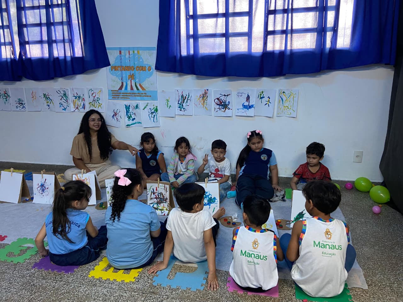 Centro de Educação Infantil da prefeitura promove atividade em alusão à ‘Semana Nacional da Pessoa com Deficiência Intelectual e Múltipla’