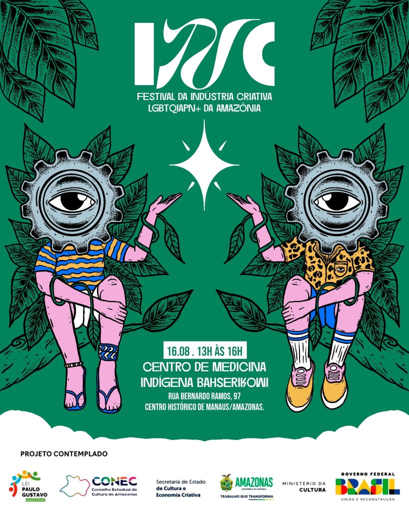 Festival da Indústria Criativa LGBTQIAPN+ da Amazônia promove painéis sobre economia, cultura e diversidade