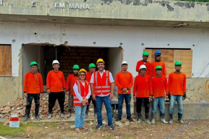 Deputado Cristiano D’Angelo acompanha início das obras do primeiro Centro de Equoterapia do interior do Amazonas