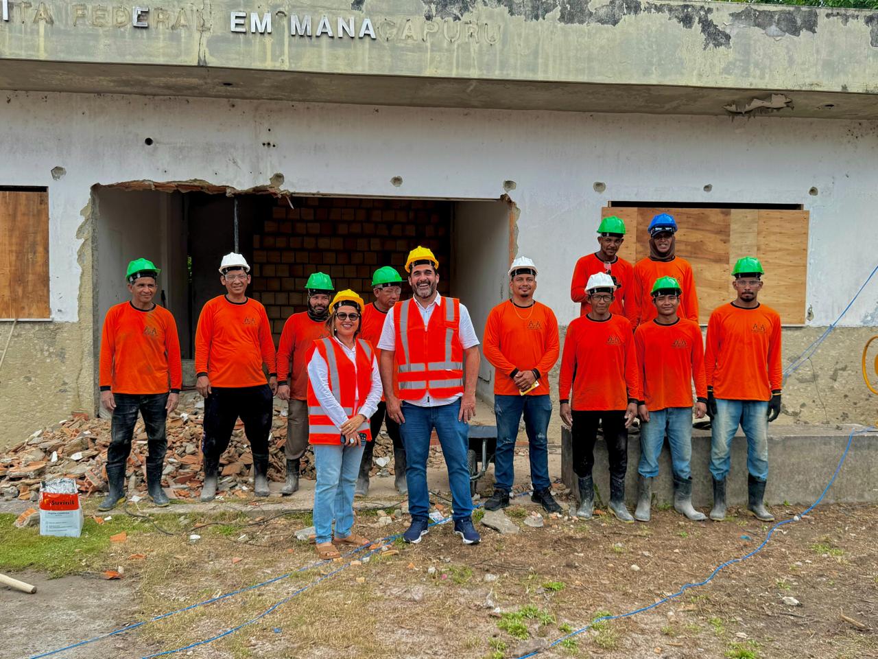 Deputado Cristiano D’Angelo acompanha início das obras do primeiro Centro de Equoterapia do interior do Amazonas