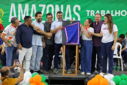 Em Rio Preto da Eva, governador Wilson Lima inaugura iluminação pública de LED e fortalece setores primário e social