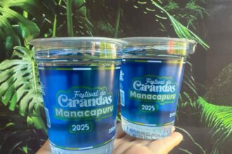 Cosama entrega copos envasados para o 27° Festival das Cirandas de Manacapuru