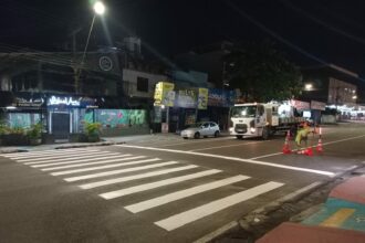 Prefeitura segue com a implantação e revitalização de sinalização viária em Manaus
