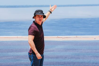 Prefeito David Almeida acompanha avanços das obras do Parque Encontro das Águas