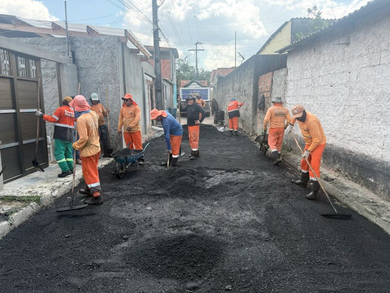 Prefeitura de Manaus intensifica obras do ‘Plano de Verão’ na zona Norte