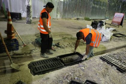 Prefeitura de Manaus realiza obras estratégicas noturnas e reforça infraestrutura no Centro