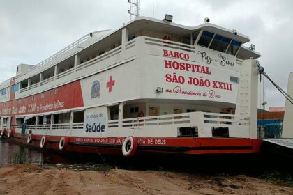 Boa Vista dos Ramos recebe a 16ª expedição de saúde do Barco Hospital São João XXIII