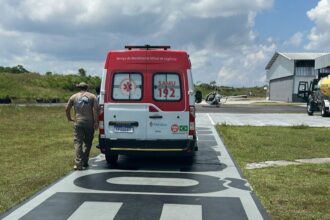 Departamento Aéreo da SSP-AM resgata idoso com insuficiência respiratória na zona rural de Manaus