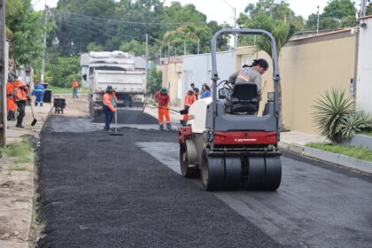 Prefeitura de Manaus leva mais qualidade de vida ao Colônia Santo Antônio com obras de manutenção asfáltica