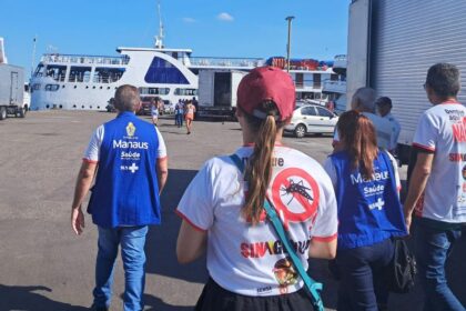 Prefeitura realiza ação no porto de Manaus para combate ao Aedes aegypti, sarampo e Covid-19