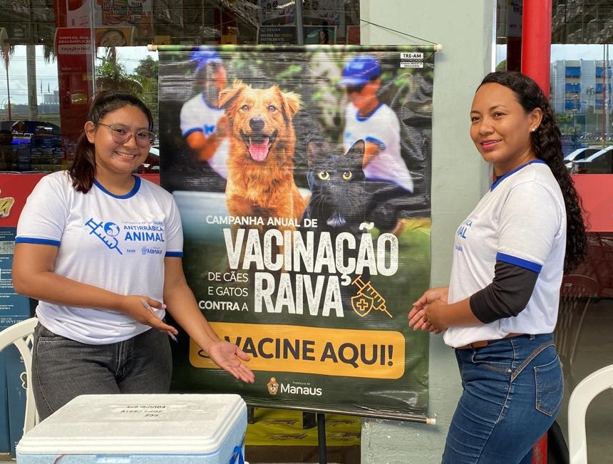 CCZ leva vacinação antirrábica para o ‘Manaus Cidadã’