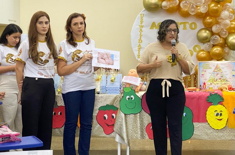 Prefeitura enfoca rede de apoio para as mães que amamentam