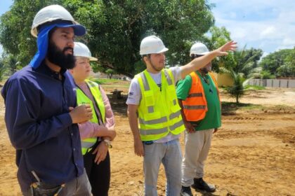 Prosai avança nas obras do Centro de Reservação e Distribuição de água em Parintins