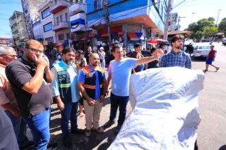 Prefeitura de Manaus encerra primeiro dia do ‘Mutirão no Centro’ com reforço em ações de segurança, assistência social e limpeza