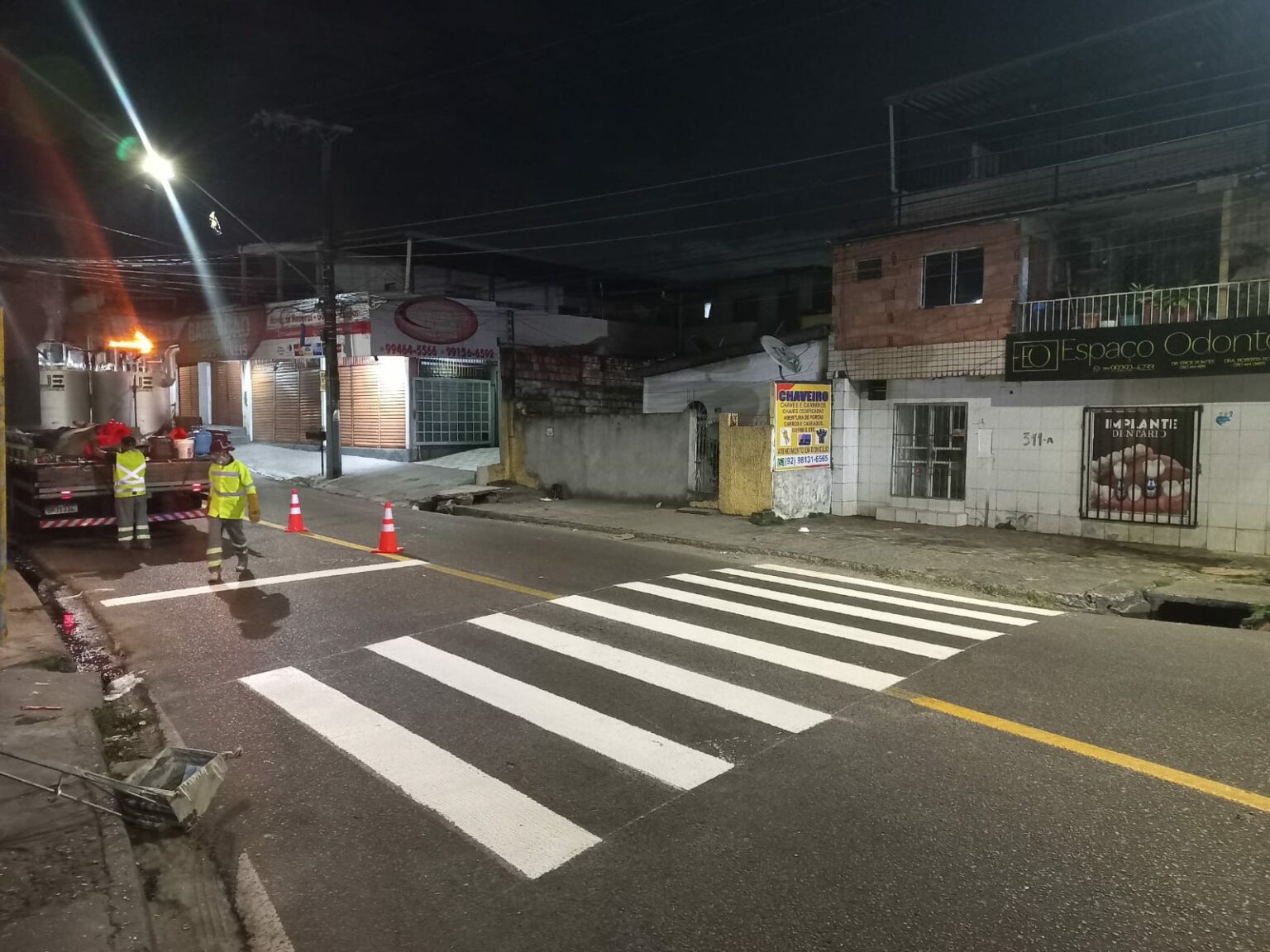 Reforço na sinalização em três bairros durante fim de semana