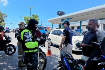 Detran-AM: Operação integrada fiscaliza as dez vias com maior índice de sinistros e óbitos no trânsito em Manaus