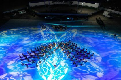 Ciranda Tradicional colore arena do Parque do Ingá no último ensaio técnico antes do Festival