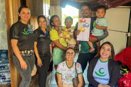 No Agosto Verde, Programa Primeira Infância no Suas/Criança Feliz reforça visitas domiciliares no Amazonas