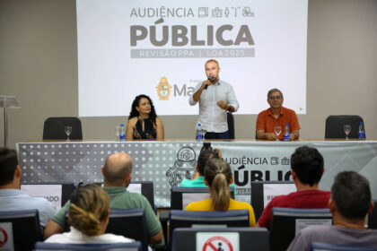 Prefeitura de Manaus abre inscrições para audiência pública sobre planejamento e orçamento para 2026