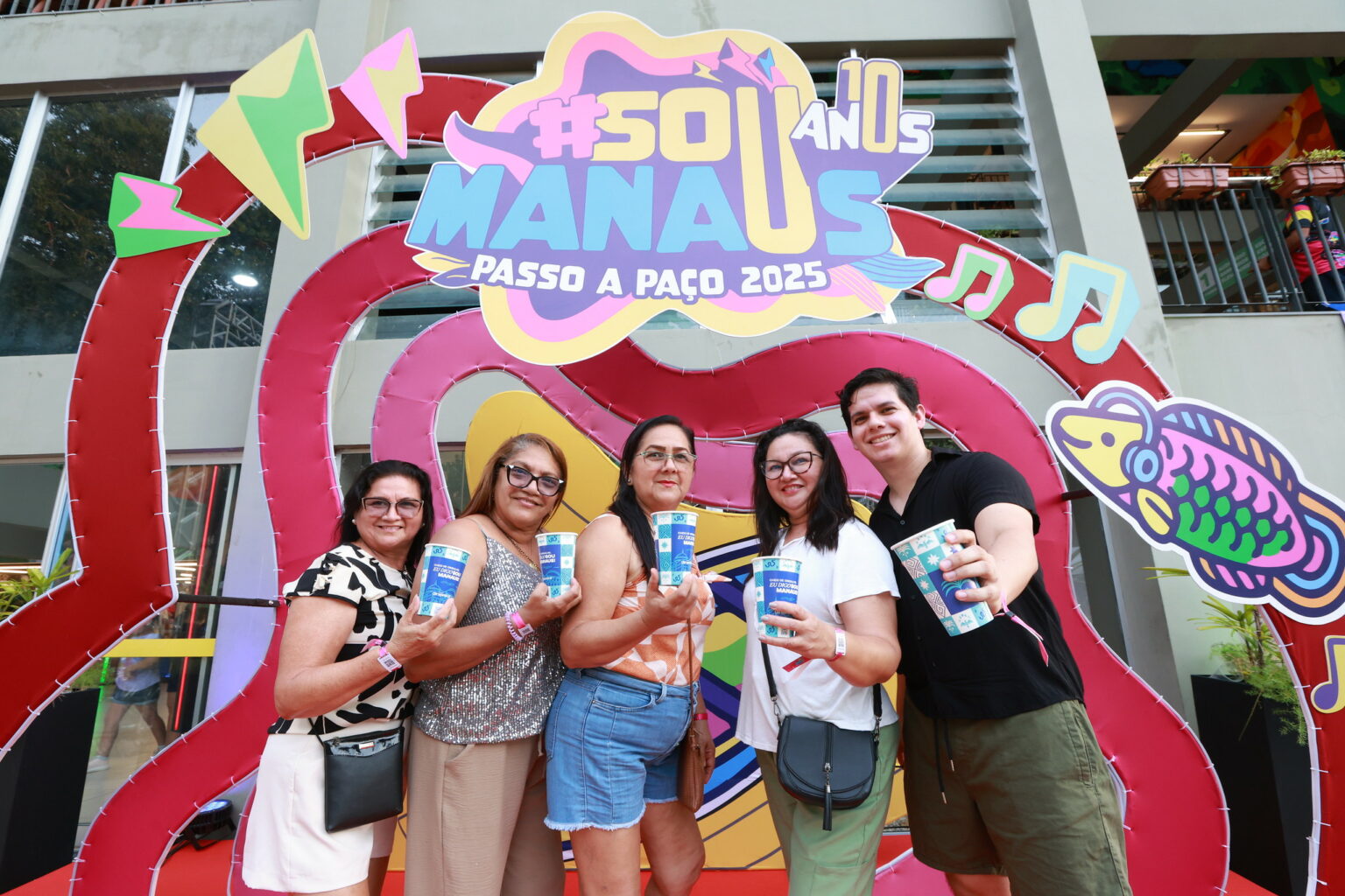 Centro histórico se transforma em palco de arte e cultura no ‘#SouManaus 2025’