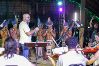 ‘Orquestra na Floresta’ encanta público na aldeia Cipiá e marca novo capítulo no diálogo cultural da Amazônia