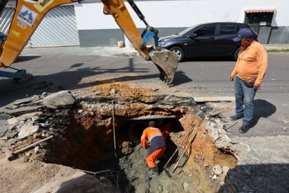 Prefeitura de Manaus age rápido e recupera drenagem profunda no bairro Adrianópolis